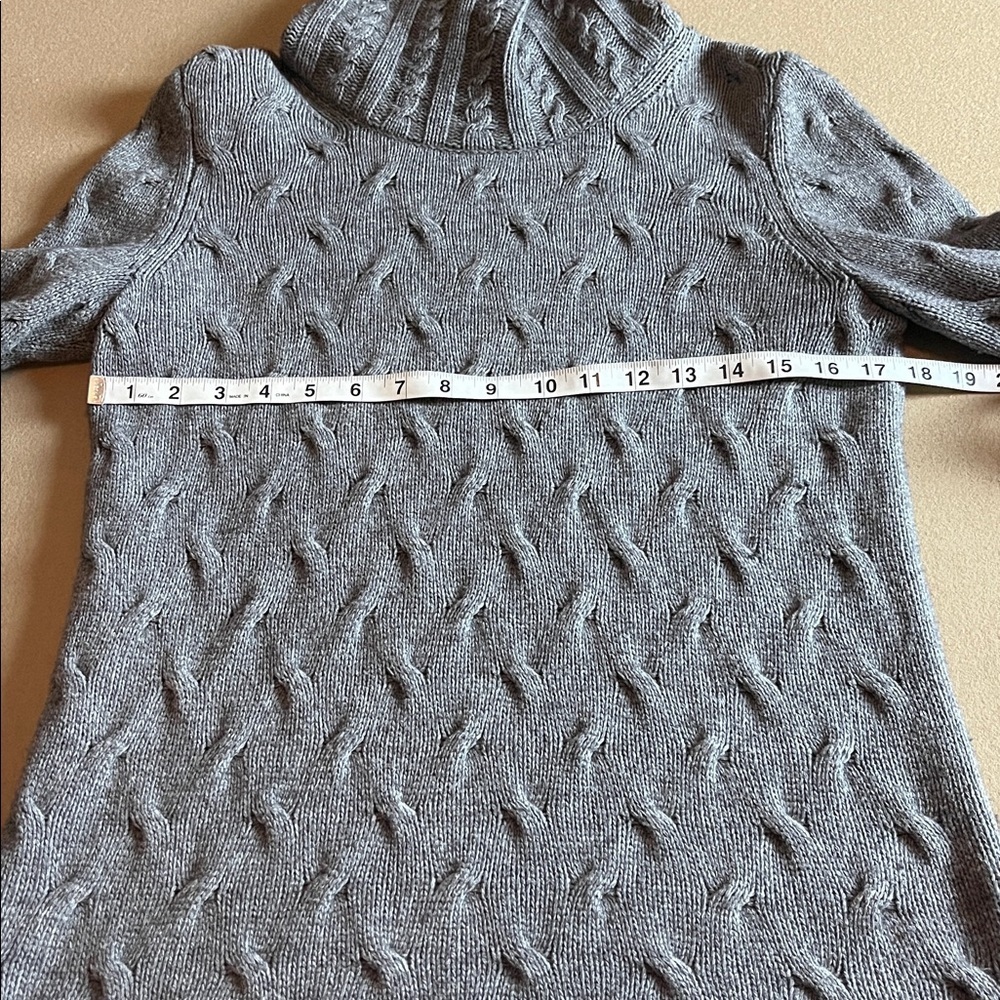 Lafayette 148 New York Charcoal Cowl Neck Sweater - Picture 4 of 9